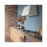 Plaque de cuisson BERTAZZONI Heritage 90 cm 5 feux gaz ivoire/laiton