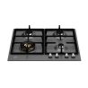 Plaque de cuisson BERTAZZONI Heritage 60 cm 4 feux gaz noir mat