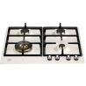 Plaque de cuisson BERTAZZONI 60 cm 4 feux gaz ivoire/inox