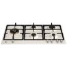 Plaque de cuisson BERTAZZONI Heritage 90 cm 5 feux gaz ivoire/inox