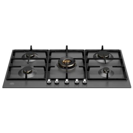 Plaque de cuisson BERTAZZONI Heritage 90 cm gaz noir mat