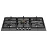 Plaque de cuisson BERTAZZONI Heritage 90 cm gaz noir mat