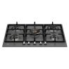 Plaque de cuisson BERTAZZONI Heritage 75 cm 5 feux gaz noir mat