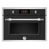 Four électrique combi-vapeur BERTAZZONI Heritage 60 Cm Noir
