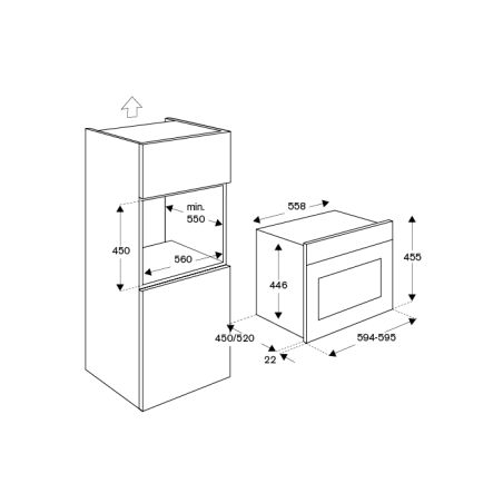 Four électrique combi-vapeur BERTAZZONI Heritage 60 Cm Noir