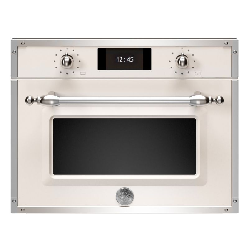 Four électrique combi-vapeur BERTAZZONI Heritage 60 Cm Ivoire/Inox