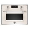 Four électrique combi-vapeur BERTAZZONI Heritage 60 Cm Ivoire/Inox