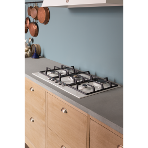 Plaque de cuisson BERTAZZONI Heritage 90 cm gaz ivoire/inox