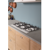Plaque de cuisson BERTAZZONI Heritage 90 cm gaz ivoire/inox