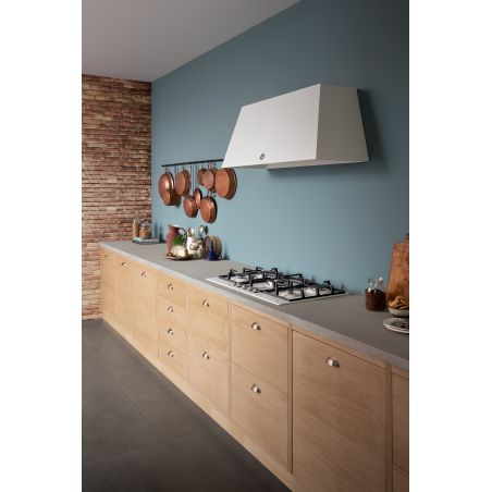 Plaque de cuisson BERTAZZONI Heritage 90 cm gaz ivoire/inox