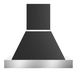 Hotte aspirante murale BERTAZZONI Heritage 100 cm noir mat