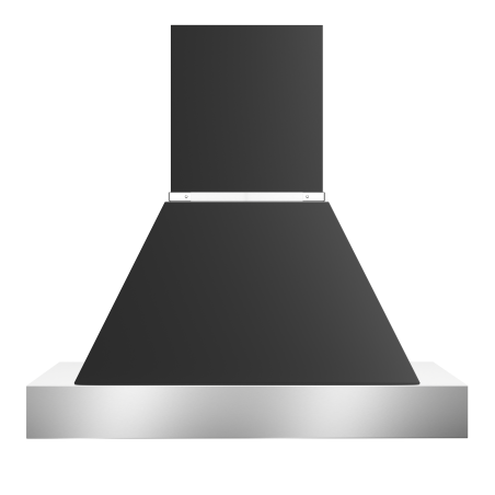 Hotte aspirante murale BERTAZZONI Heritage 100 cm noir mat