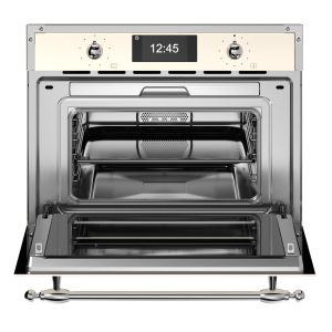 Four électrique combi-vapeur BERTAZZONI Heritage 60 Cm Ivoire/Inox