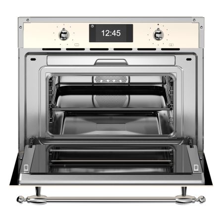 Four électrique combi-vapeur BERTAZZONI Heritage 60 Cm Ivoire/Inox