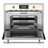 Four électrique combi-vapeur BERTAZZONI Heritage 60 Cm Ivoire/Inox