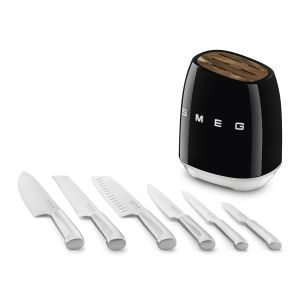Bloc de couteaux SMEG rétro Années 50 KBSF02 6 couteaux