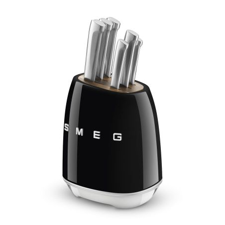 Bloc de couteaux SMEG rétro Années 50 KBSF02 6 couteaux
