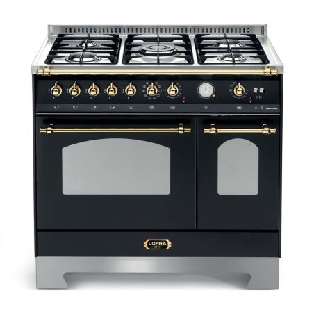 Ensemble Piano de cuisson mixte 2 fours + Hotte + Crédence Lofra DOLCE VITA 90cm