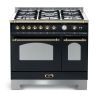 Ensemble Piano de cuisson mixte 2 fours + Hotte + Crédence Lofra DOLCE VITA 90cm