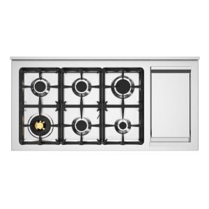 Piano de cuisson Mixte BERTAZZONI Heritage Series 120 cm 2 fours