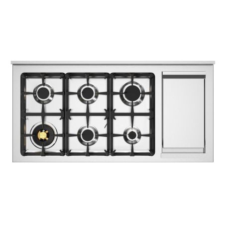 Piano de cuisson Mixte BERTAZZONI Heritage Series 120 cm 2 fours