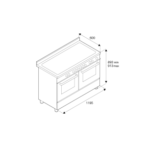 Piano de cuisson BERTAZZONI Heritage 120 cm Mixte