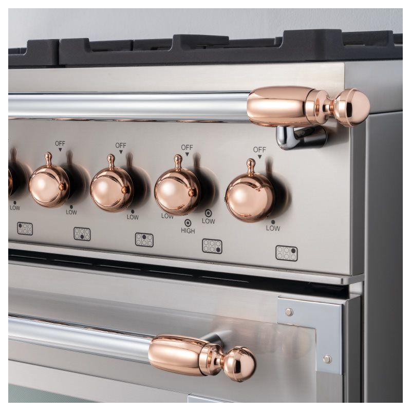 Kit de parure en cuivre pour pianos de cuisson BERTAZZONI Heritage