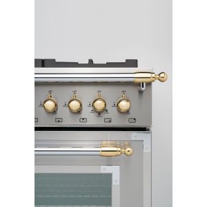 Kit de parure en laiton pour pianos de cuisson BERTAZZONI Heritage