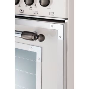 Kit de parure en black nickel pour pianos de cuisson BERTAZZONI Heritage