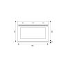 Four à convection gaz BERTAZZONI Professional 90 cm Noir