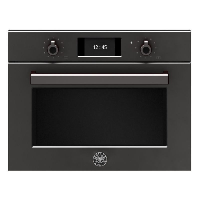 Four micro-onde combi-steam BERTAZZONI Professional 60 cm Gris anthracite