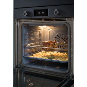 Four pyrolyse vapeur BERTAZZONI Professional 60 cm Gris anthracite