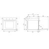 Four à convection gaz BERTAZZONI Professional 60 cm Inox
