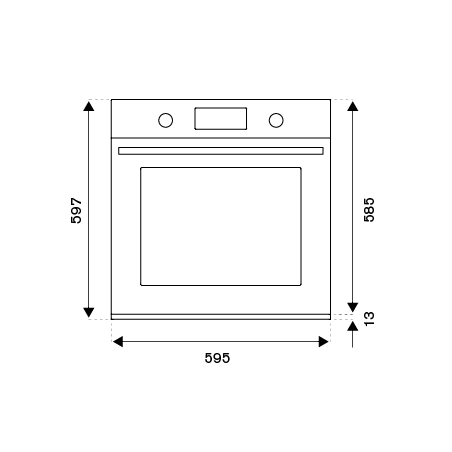 Four vapeur BERTAZZONI Professional 60 cm Noir carbone F6011PROVTN