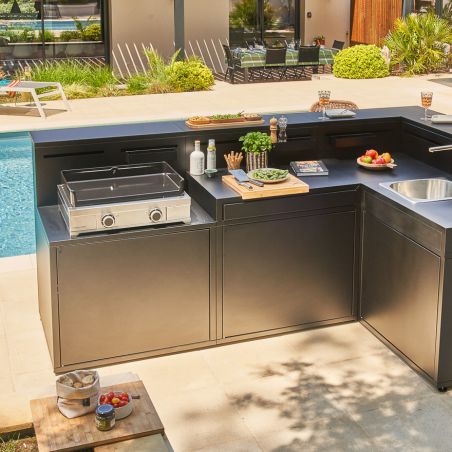 Plancha FORGE ADOUR Modern Électrique 60 cm Inox