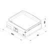 Plancha ENO électrique Inital 50 inox