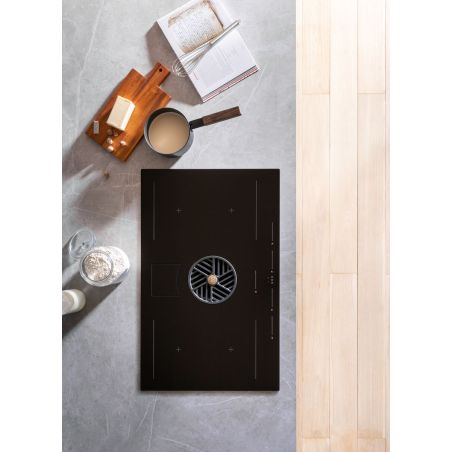 Plaque de cuisson aspirante BERTAZZONI 80 cm induction P804ICH2M37NT