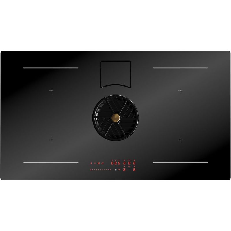 Plaque de cuisson avec hotte intégrée BERTAZZONI Modern 80 cm induction P804ICH2M30NC