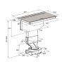 Plaque de cuisson BERTAZZONI avec hotte intégrée Modern 90 cm induction