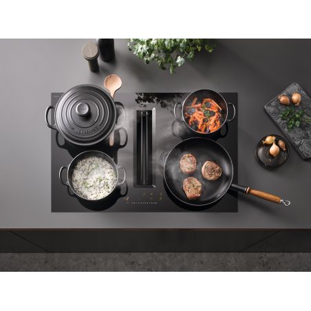 Plaque de cuisson aspirante MIELE 80 cm Induction KMDA7272FL-U