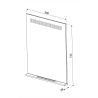 Crédence Smeg KIT60PX 60cm Inox KITP60X9