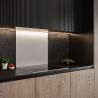 Fond de hotte LUISINA Glassy 60 cm Blanc Alpin ZC0105006