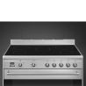 Piano de cuisson Vitrocéramique 90x60 cm SMEG Classica SCD91CMX9