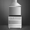Piano de cuisson Vitrocéramique 90x60 cm SMEG Classica SCD91CMX9