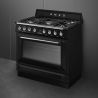 Piano de cuisson Smeg Pyrolyse TR90GP Mixte 90cm Victoria