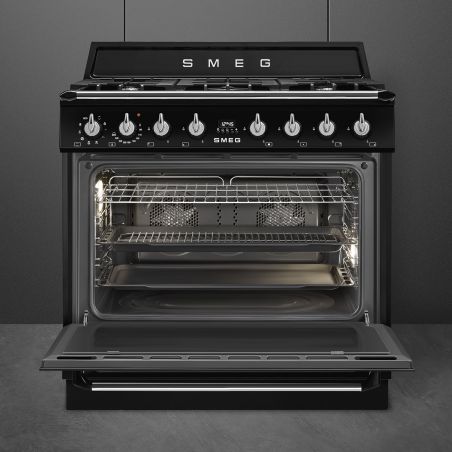 Piano de cuisson Smeg Pyrolyse TR90GP Mixte 90cm Victoria