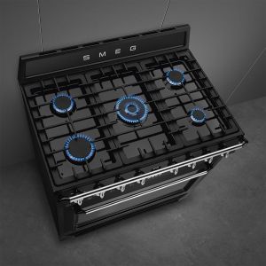 Piano de cuisson Smeg Pyrolyse TR90GP Mixte 90cm Victoria