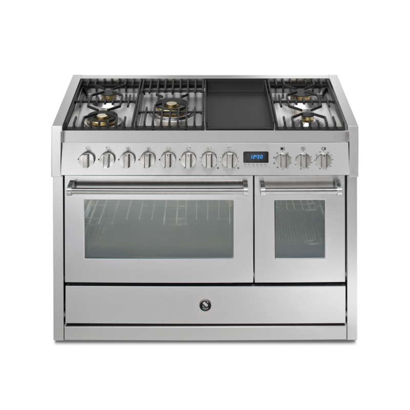 Piano de cuisson Steel Genesi PULSE 120 cm mixte GP12FF-4TM