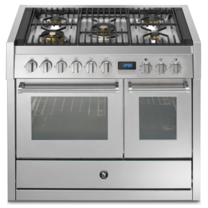 Piano de cuisson Steel Genesi PULSE 100 cm Mixte
