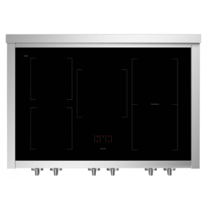 Piano de cuisson Steel Genesi PULSE 100 cm mixte